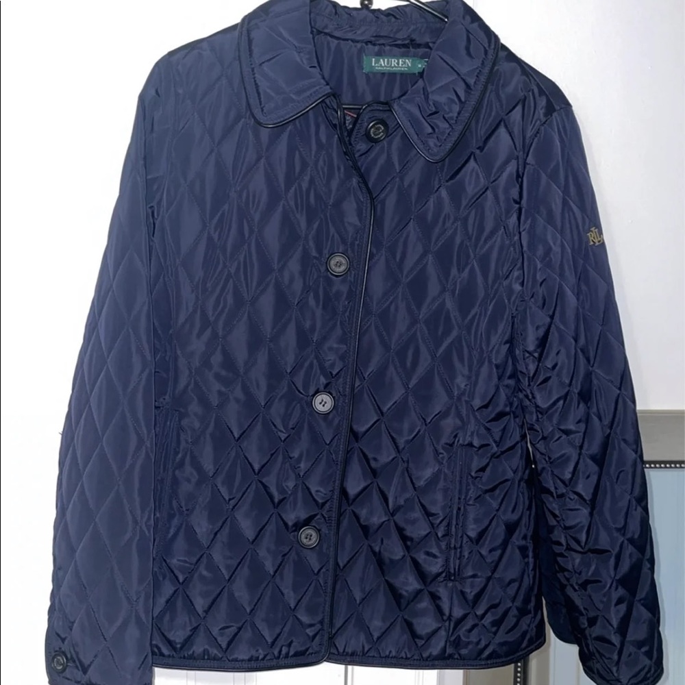 Quilted jacket Navy blue